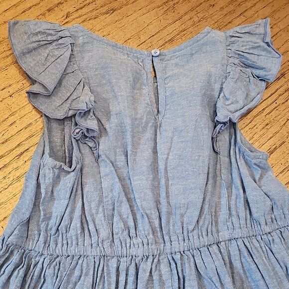 Blue Ruffle Dress Size 8 - Picture 9 of 10